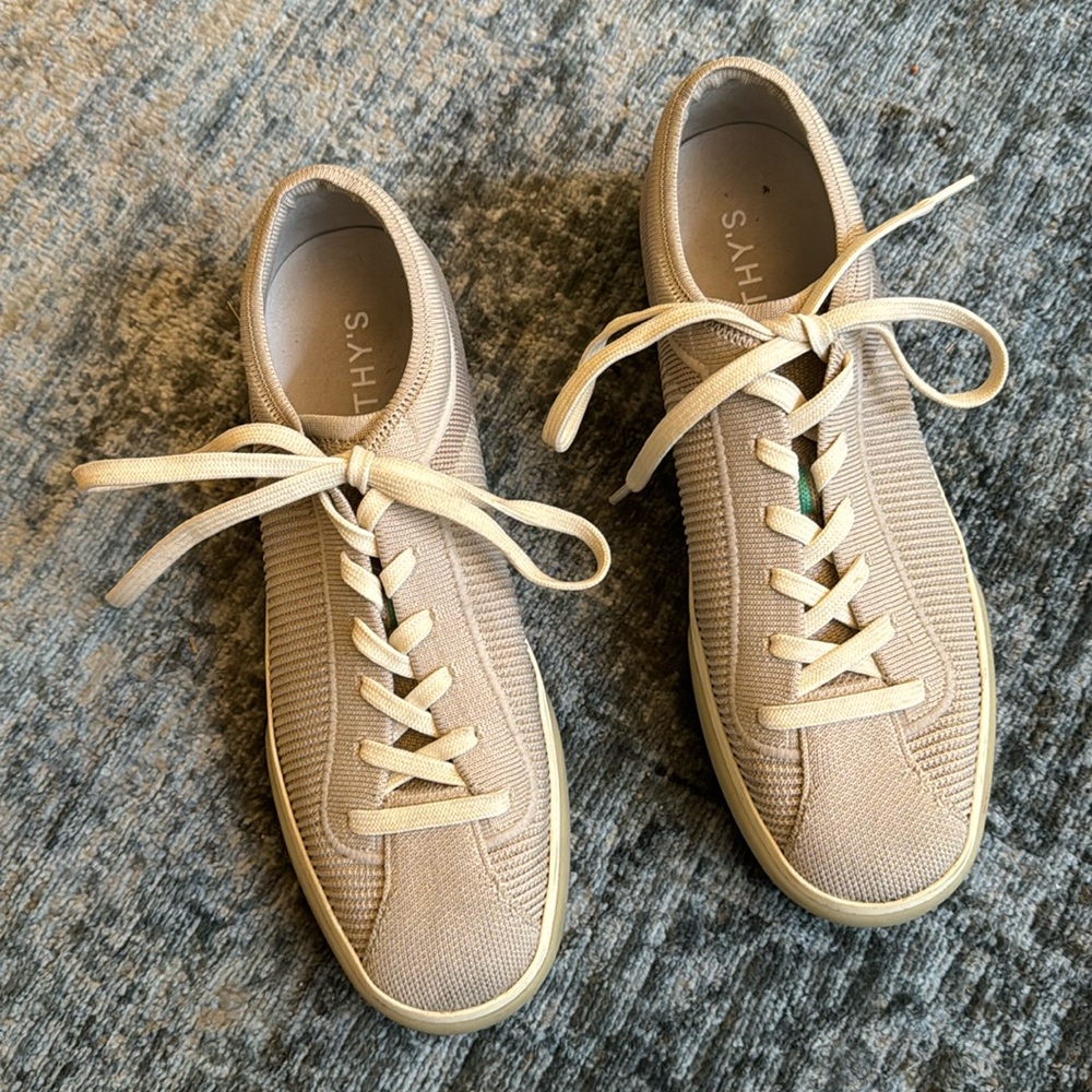 Rothy’s light gray sneakers size 10